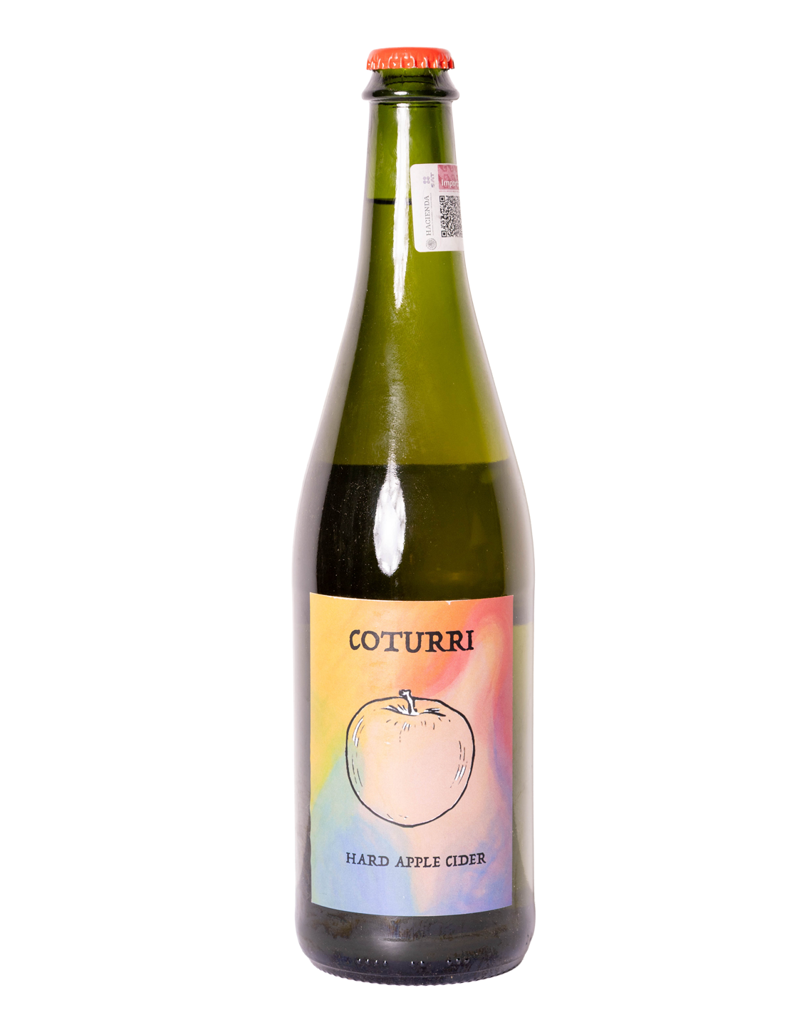 botella de sidra hard Apple Cider de Tony Coturri de Sonoma, California
