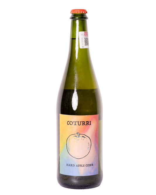 botella de sidra hard Apple Cider de Tony Coturri de Sonoma, California
