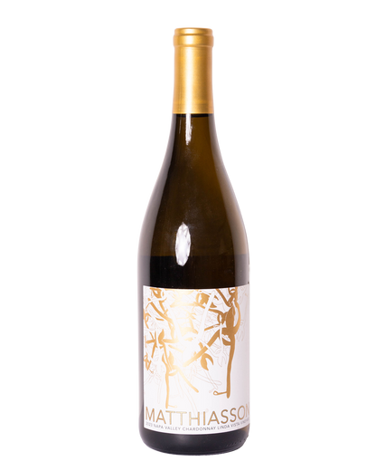 Botella de vino blanco Chardonnay 2023 de Matthiasson Winery de Napa Valley
