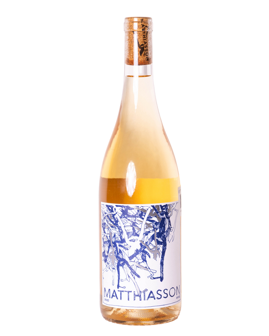 botella de vino rosado natural Rosé 2023 de Matthiasson Winery en Napa Valley
