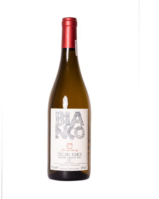 Bianco- Toscana Bianco- Fonterenza - Bianco 2021- Trebbiano - Skin Contact- Vino Naranja- Orange Wine- Amber Wine- Vino Naranja en Mexico- Vino Italiano- Vino Natural- Salvaje Vinos- Vino Salvaje