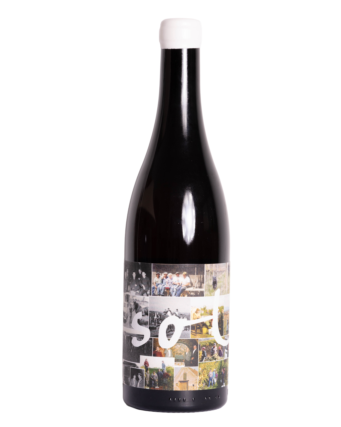 sol 2019 Michael Gindl, vino naranja, etiqueta de vino naranja, vino natural, Botella de vino naranja Sol 2019 de Michael Gindl de Austria