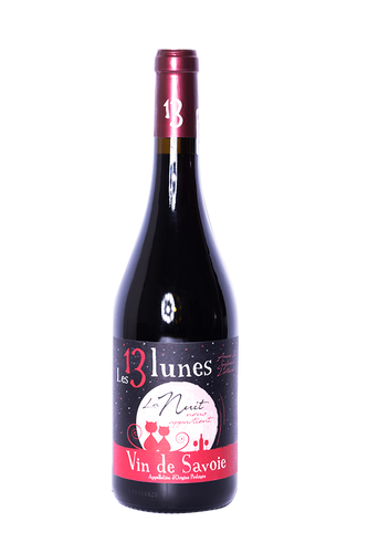 Domaine des 13 Lunes, La Nuit Nous Appartient Mondeuse 2019, Vin de Savoie, Vino Tinto Francés, Vino Salvaje, Salvaje Vinos, Mondeuse, 