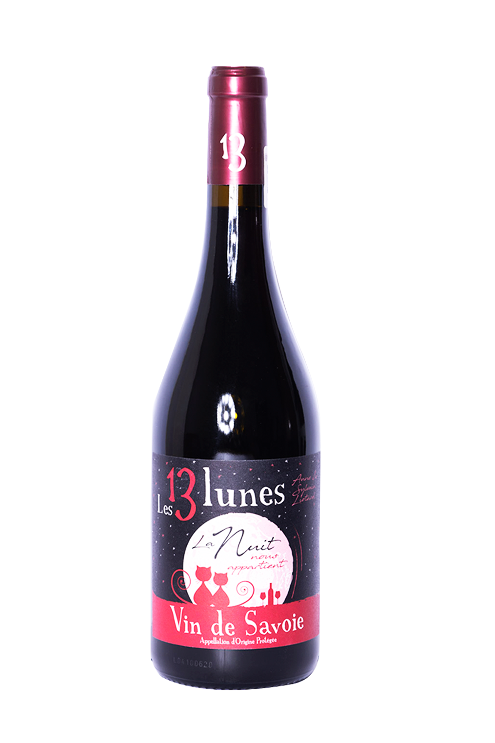 Domaine des 13 Lunes, La Nuit Nous Appartient Mondeuse 2019, Vin de Savoie, Vino Tinto Francés, Vino Salvaje, Salvaje Vinos, Mondeuse, 