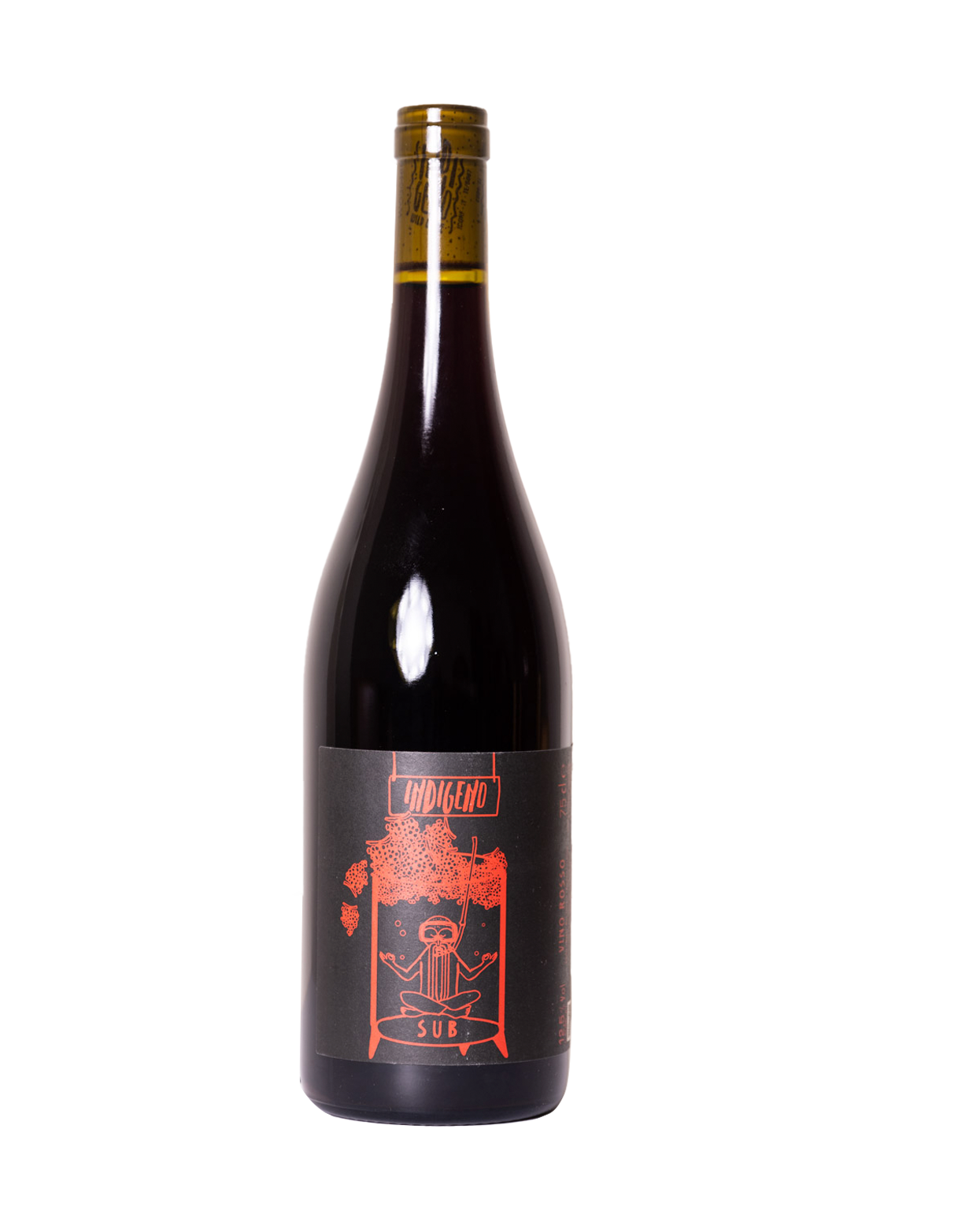 Sub Rosso 2021- Cantina Indigeno- Vino Italiano- INDIGENO- Zero Zero- Vino sin aditivos- Vino Italiano Natural en México- Vino Salvaje- Salvaje Vino- Montepulciano