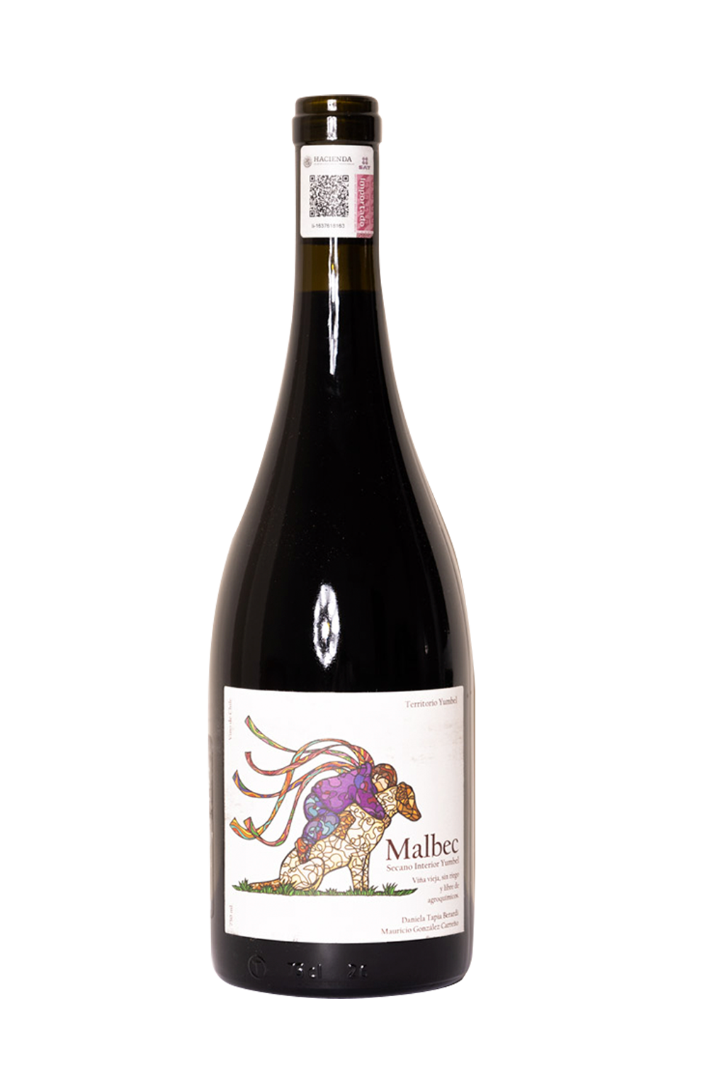 Malbec 2021, Estacion Yumbel, vino tinto, vino natural, natural wine, tienda de vinos naturales, compra vino natural, fermentacion espontanea, sin filtrar, sin clarificar, sin sulfitos, natty wine, vino chileno, chile