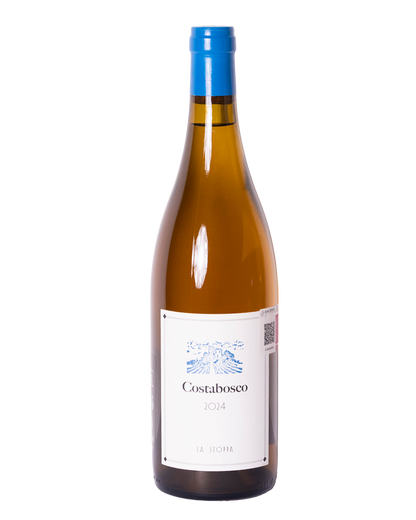 Botella de Costabosco 2024 de La Stoppa, vino naranja italiano de Emilia-Romaña