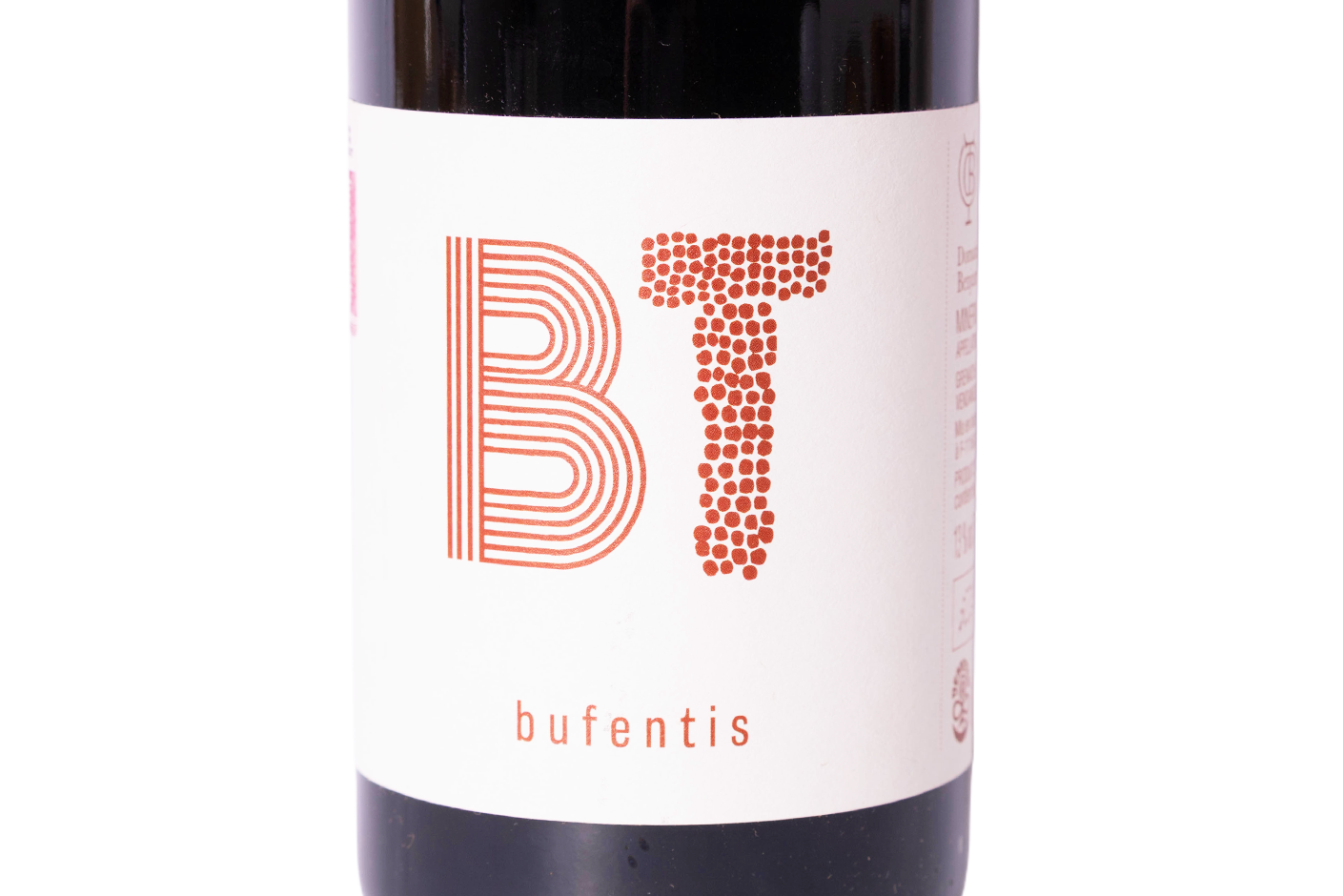 etiqueta de Bufentis de Benjamin Taillandier, vino frances, vino tinto, vino natural