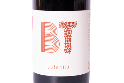 etiqueta de Bufentis de Benjamin Taillandier, vino frances, vino tinto, vino natural