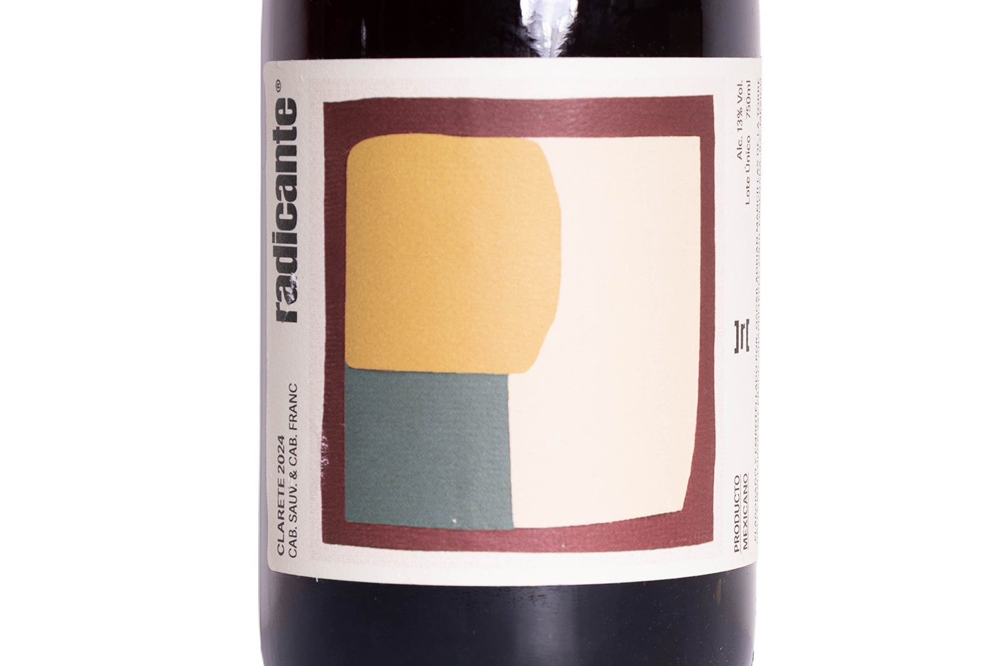 etiqueta de vino natural tinto Radicante clarete 2024 de Oscar Mancillas
