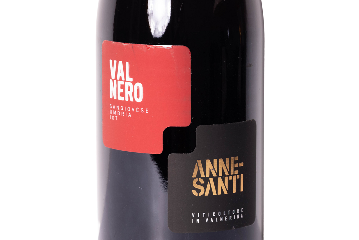 Foto de la etiqueta del vino tinto natural Val Nero