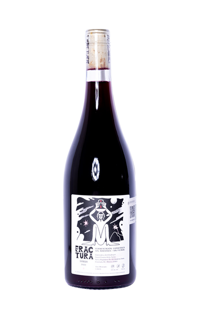 Fractura Tinto 2022, Syrah, Syrah mexicano, Tinto Mexicano, Salvaje Vinos, Vino natural de Mexico, Vino natural en mexico