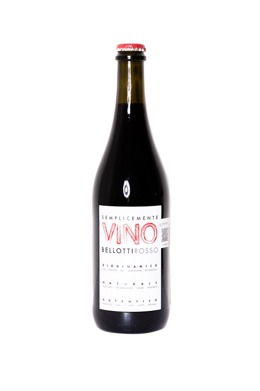 Semplicemente Rosso- Belloti- Stefano Belloti- Vino Natural Italiano- Vino Natural- Vino Biodinamico- Vino de mesa- Vino Natural en México- Salvaje Vinos