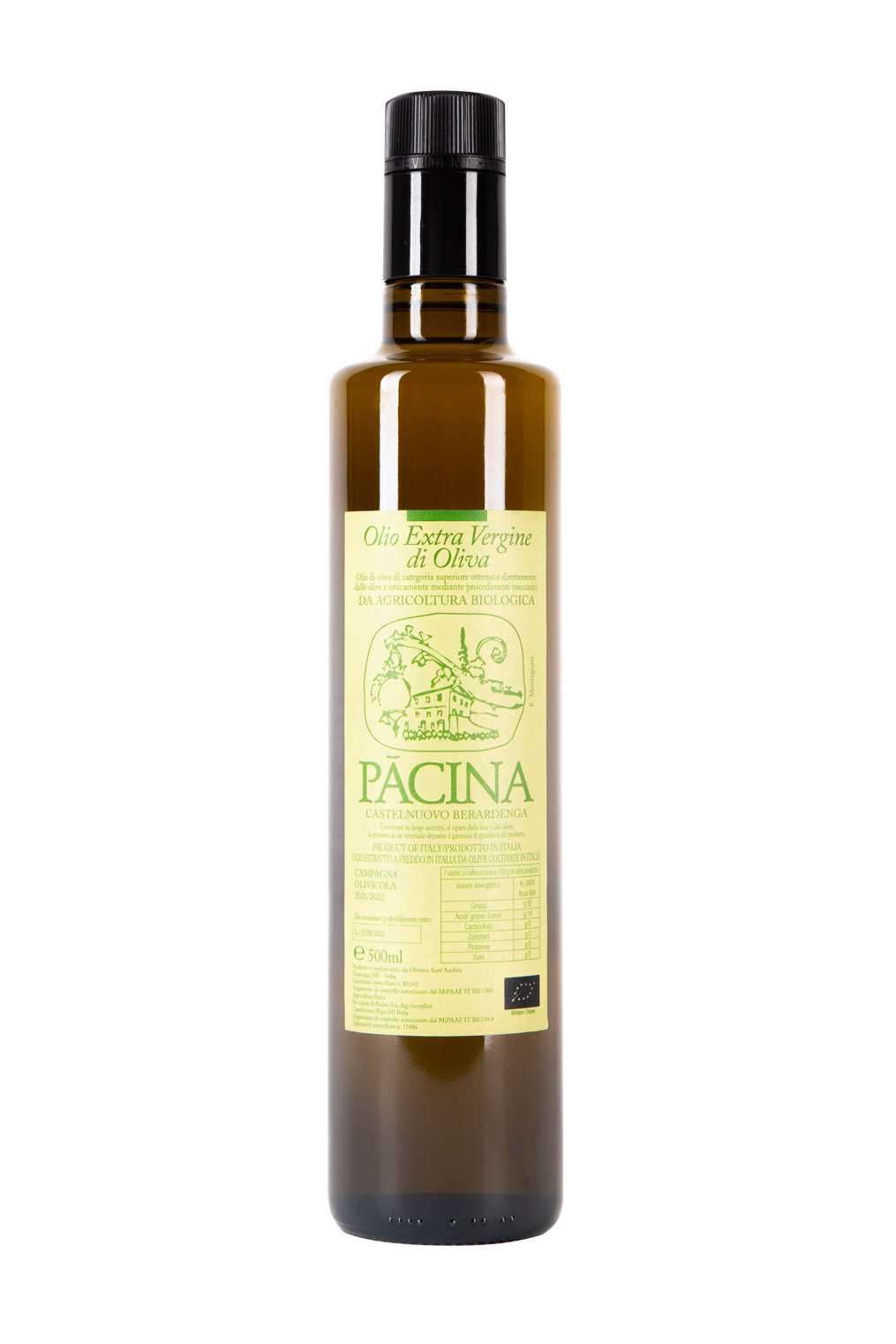 Pacina- Olio Extra Vergine di Oliva- Aceite de Oliva Extra Virgen- Aceite de Oliva Natural- Aceite de Oliva Italiano- Aceite de Oliva Salvaje- Salvaje Vinos