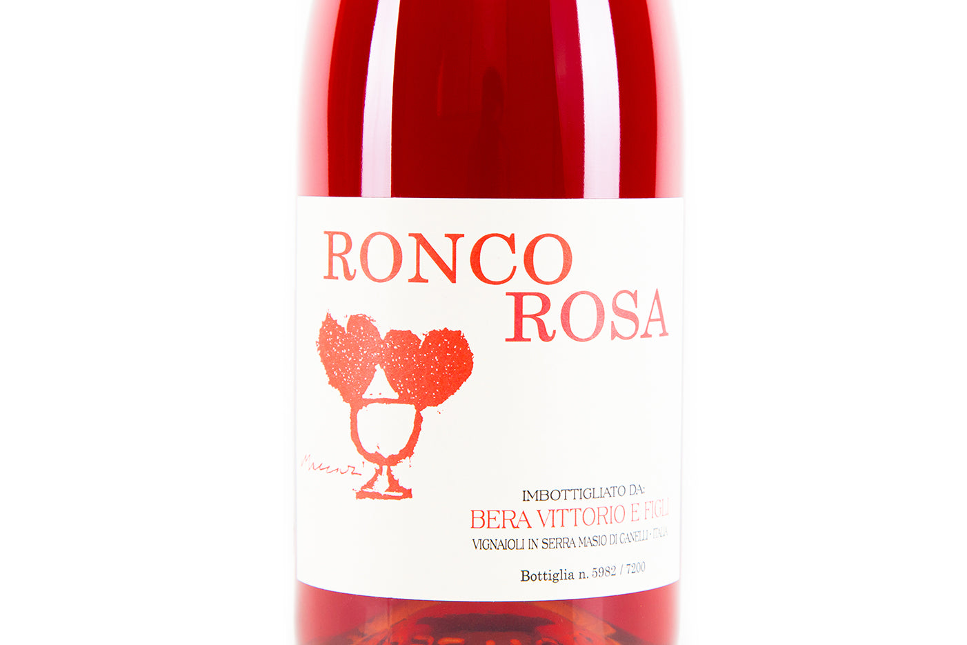 Ronco rosa, bera vittorio e figli, bera, vino espumoso, pet nat, vino rosado, vino natural, natural wine, vino salvaje, salvaje vinos, vino vivo, vino italiano, italia, tienda de vinos, vino online, comprar vino