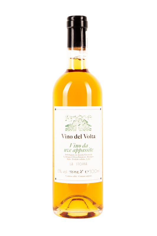 Vino de Volta 07- La Stoppa- Vino de uve appasite- Vino Passito- Vino Dulce Natural- Vino Natural-  Natty Wine- Natural Wines- Vino Salvaje- Vino Vivo- Vino Italiano- Elena Pantaleoni- 