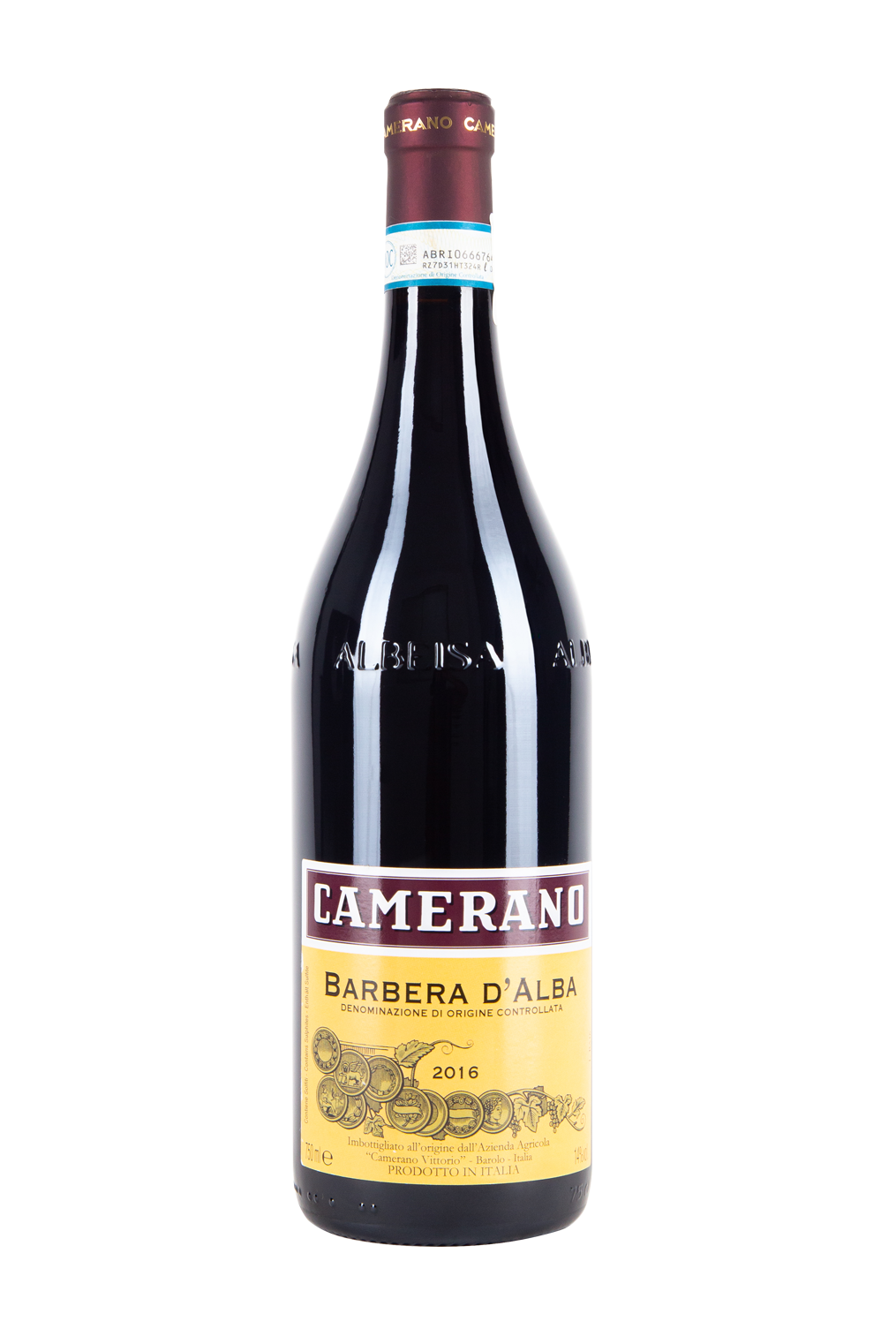 Barbera d'Alba 2016- Camerano- Vino Tinto - Barolo- Vino de Barolo- Vino Italiano- Vino Natural- Vino Baja Intervención- Vino Salvaje- Salvaje Vinos